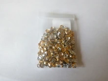 Mini flores de filigrana para fabricación de joyas, cuentas de pétalos doradas de seda, accesorios, espaciador de extremo a granel, tapa de cuentas de abalorios, 1000 Uds.