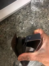 TANGYUE-tarjetero de cuero para hombre y mujer, cartera con carcasa para tarjetas, tarjetero para tarjetas bancarias