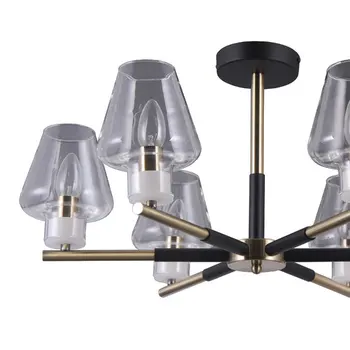 

Ceiling interior chandelier goreen in modern style, 60 W, E14, for 6 lamps