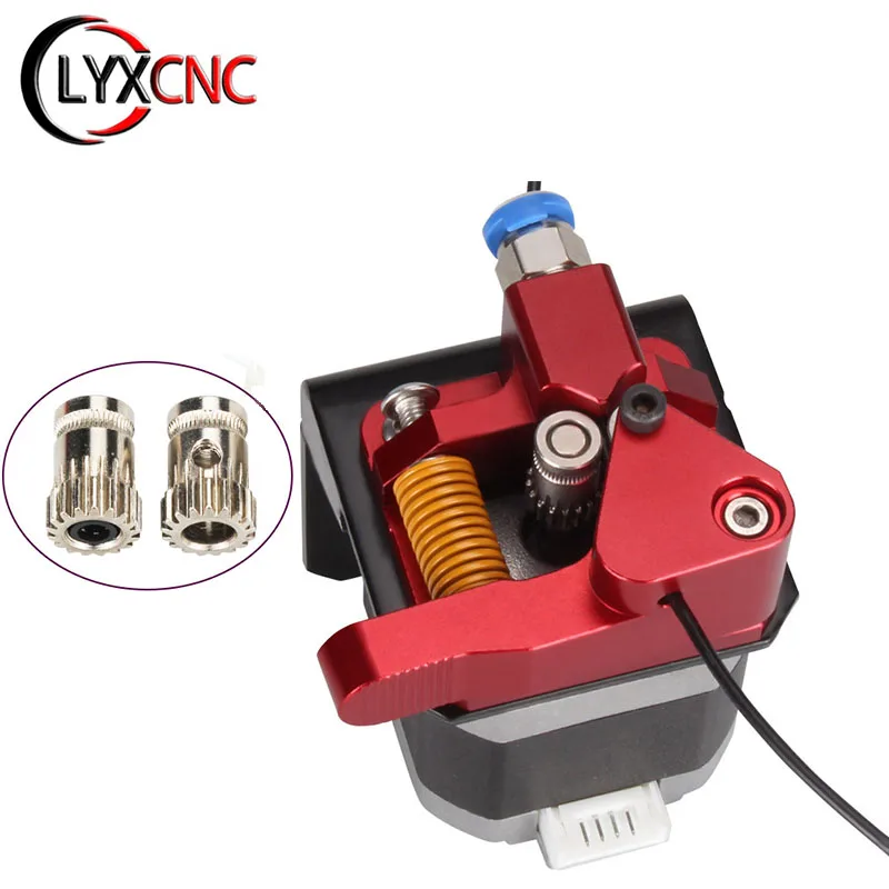 CR10 PRO MK8 Extruder Upgrade Aluminum Double Pulley Extruder 1.75MM Filament Extrusion For CR-10S Ender-3 3D Printer Parts