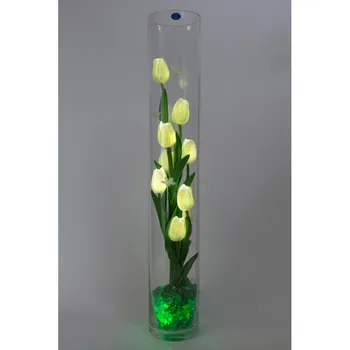 

Glowing tulips 9 PCs White (green)