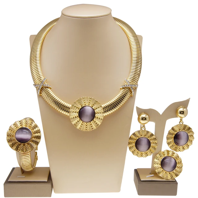 Colour-金メッキの高級ネックレス,24K,オリジナル,女性用,新しい 