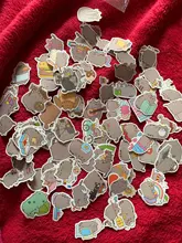 100 unids/pack Kawaii grueso gato diario impermeable decorativo papelería pegatinas artesanales Scrapbooking DIY álbum diario