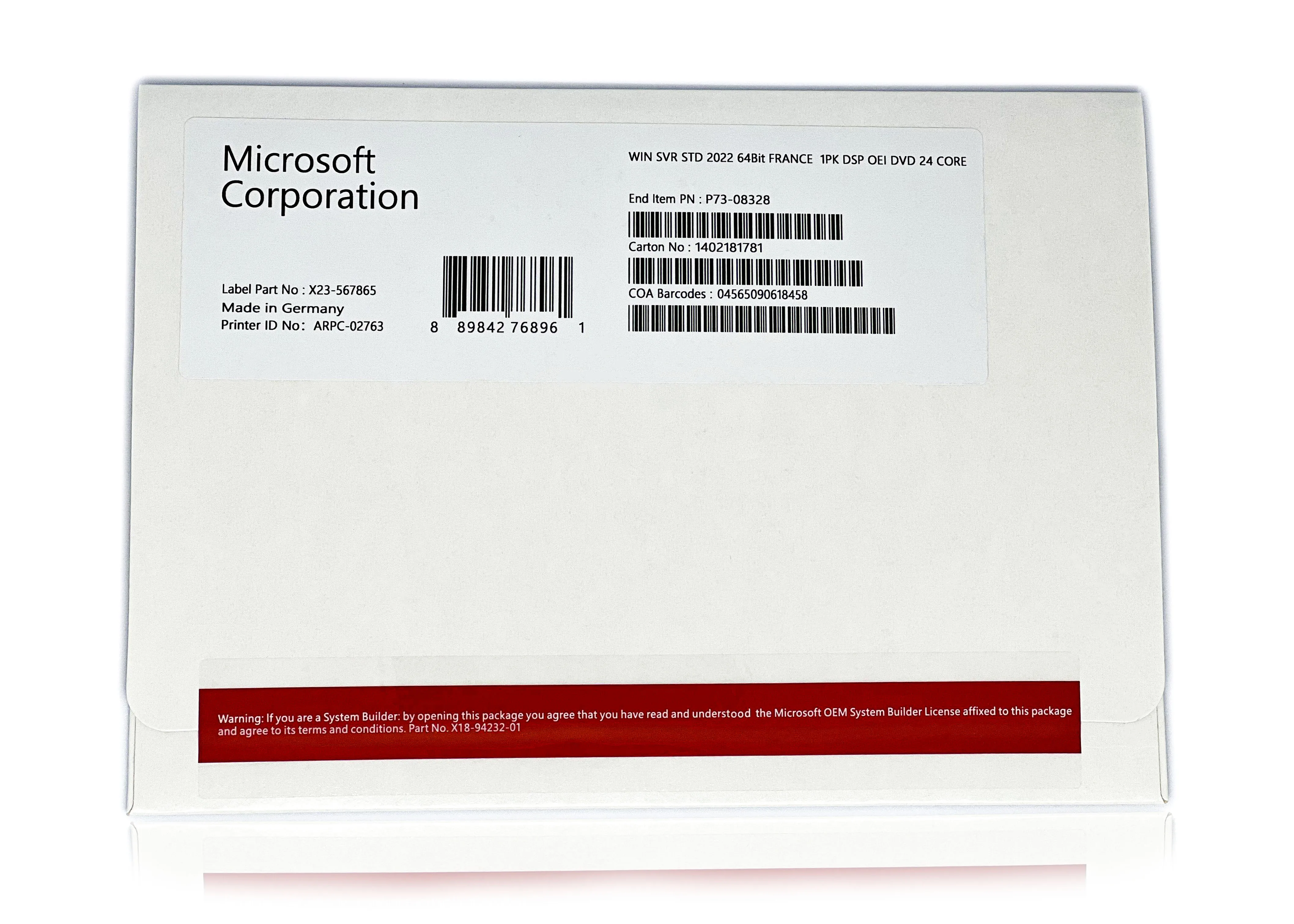 Windows Server 2022 STANDARD 24 CORE With Sealed DVD + License Key Description Image.This Product Can Be Found With The Tag Names Computer Office, Windows server standard