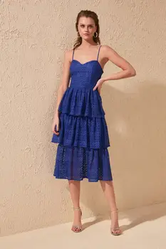 

Trendyol Flounces Dress TPRSS20EL1464