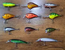 Jerkbait Wobbler Tackle Hooks Crank Fishing-Lure Good-Treble Artificial 1pcs