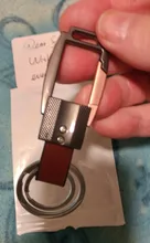 QOONG-Llavero de cuero genuino para hombre, de aleación de alta calidad, bolso colgante, elegante, de negocios, coche, llavero con anilla, soporte, joyería Y58, 2021