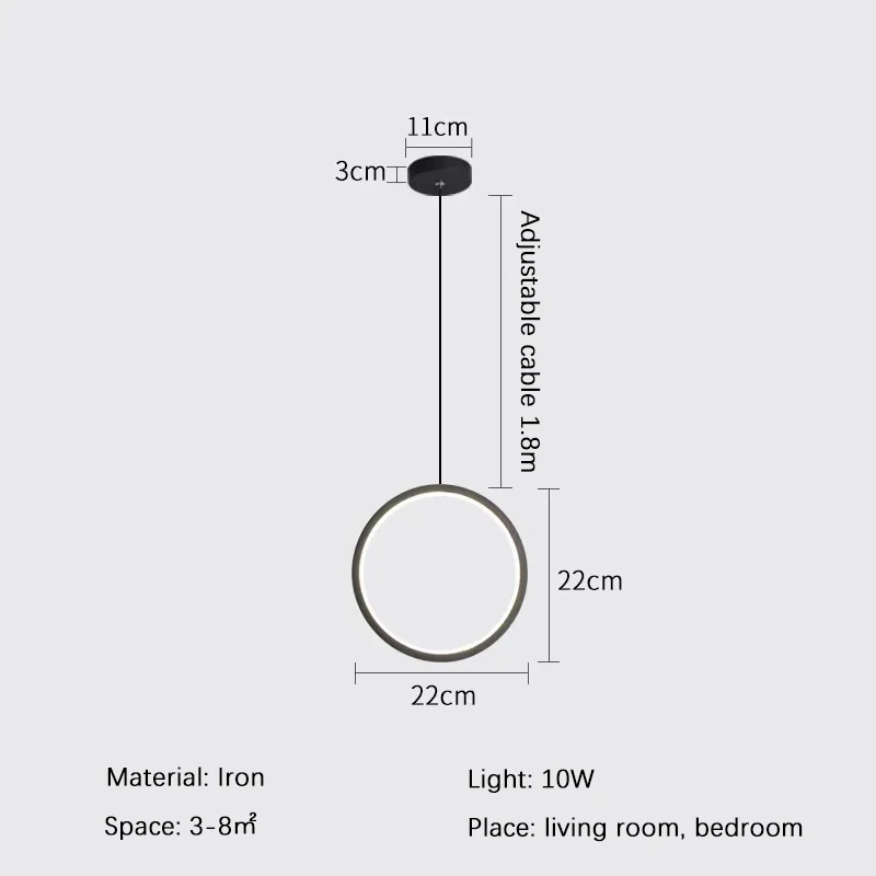 dining room chandeliers Modern LED Ceiling Chandelier for Table Dining Room Kitchen Bar Minimalist Pendant Lamp Home Decor Lighting Black White Fixtures foyer chandelier Chandeliers