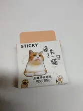 Lost a cat-mini pegatinas decorativas de papelería, conjunto de álbum diario de recortes, palo de etiqueta Kawaii, papelería