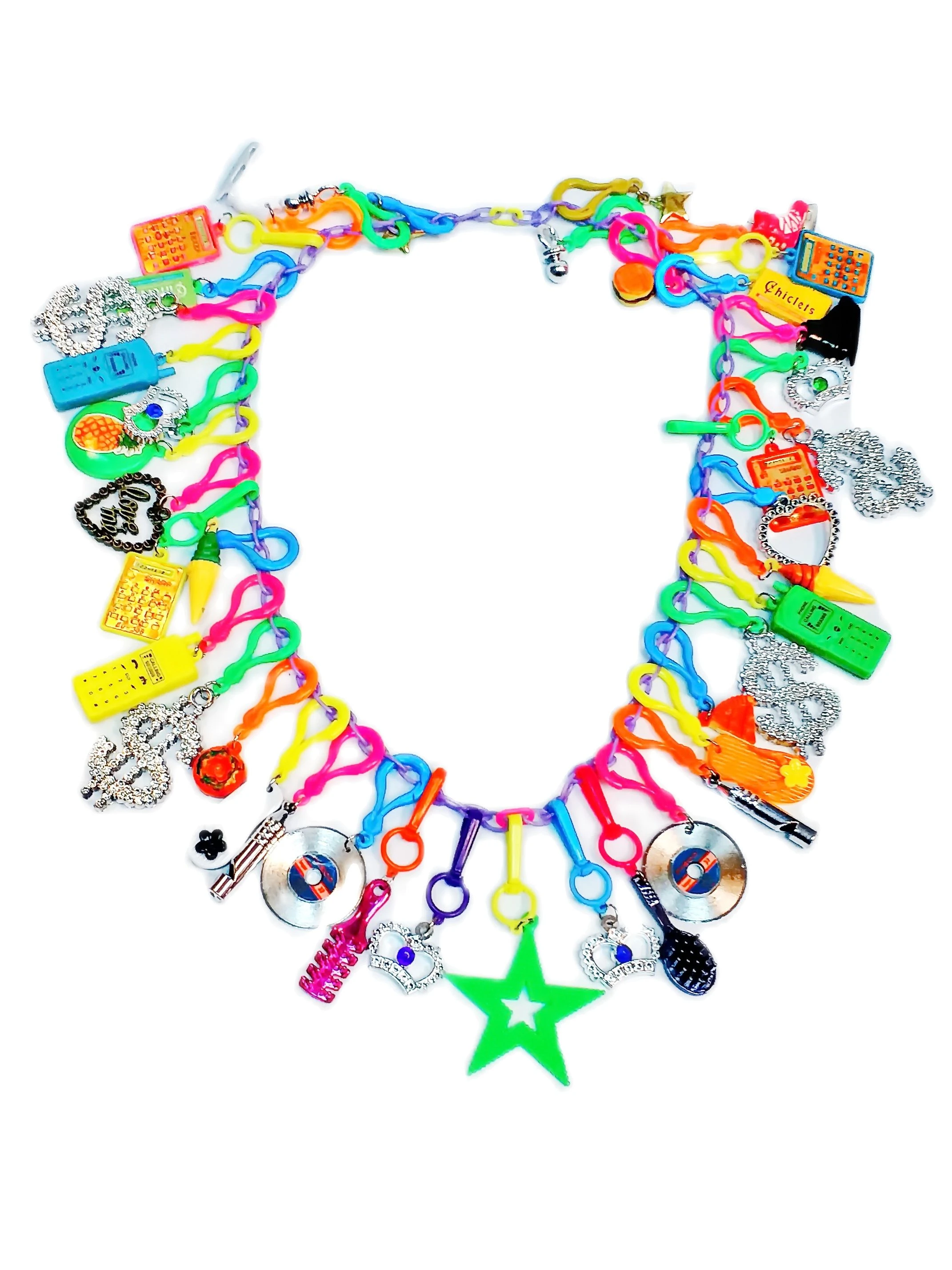 Collar plástico VINTAGE de 41 Charms de fiesta, Pinata, fichas de vestir, Retro, regalo de recuerdo cumpleaños, novedad de Carnaval|novelty fashion|novelty giftsnovelty charms - AliExpress