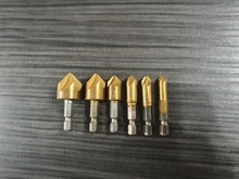 Drill-Bit Chamfering Cutter Countersink Wood HSS Hex-Shank-90-Degree 3pcs 6pcs 6mm-19mm