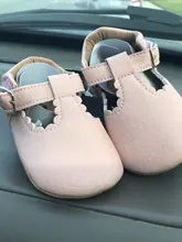 Zapatos de princesa para bebés de cuero suave lujoso para recién nacidos, mocasines para niñas, zapatos de goma con suela para bebés, antideslizantes, calados para primeros caminantes de verano