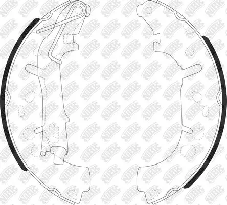 Колодки торм.бар.FIAT GRANDE PUNTO 1.3D/1.4 05-/OPEL CORSA D 06