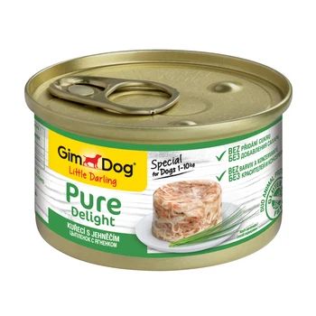 

Gimdog pure delight "chicken with lamb" D/dogs, 85g-12 PCs.