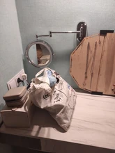 Bathroom Mirror Led Touch Dimming Adjustable Magnification
