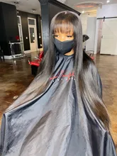 Cara de póquer 28 30 40 pulgadas recto 13x4 frente de encaje pelucas de cabello humano Pre arrancado brasileño encaje Frontal pelucas para mujeres negras Remy