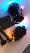 Festoon LED Christmas Fairy String Lights Outdoor Garden Solar Garland Lights Wedding