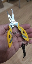 Alicate multifuncional de pesca, cuerdas de náutico, pinzas seguras para Kayak, Camping, aparejos de pesca, herramientas para peces #2, nuevo