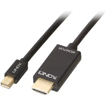 

36927 Diplayport HDMI black adattatoreLINDY11.92 interface cable