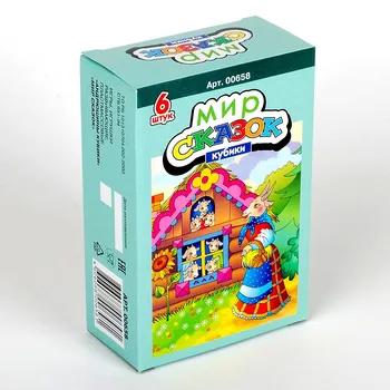 

Cubes "world of fairy tale-5" (without glue) 6 PCs.