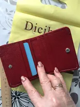 Small Wallets Purse Cowhide DICIHAYA Genuine-Leather Famale Women Short for Coin Guarantee