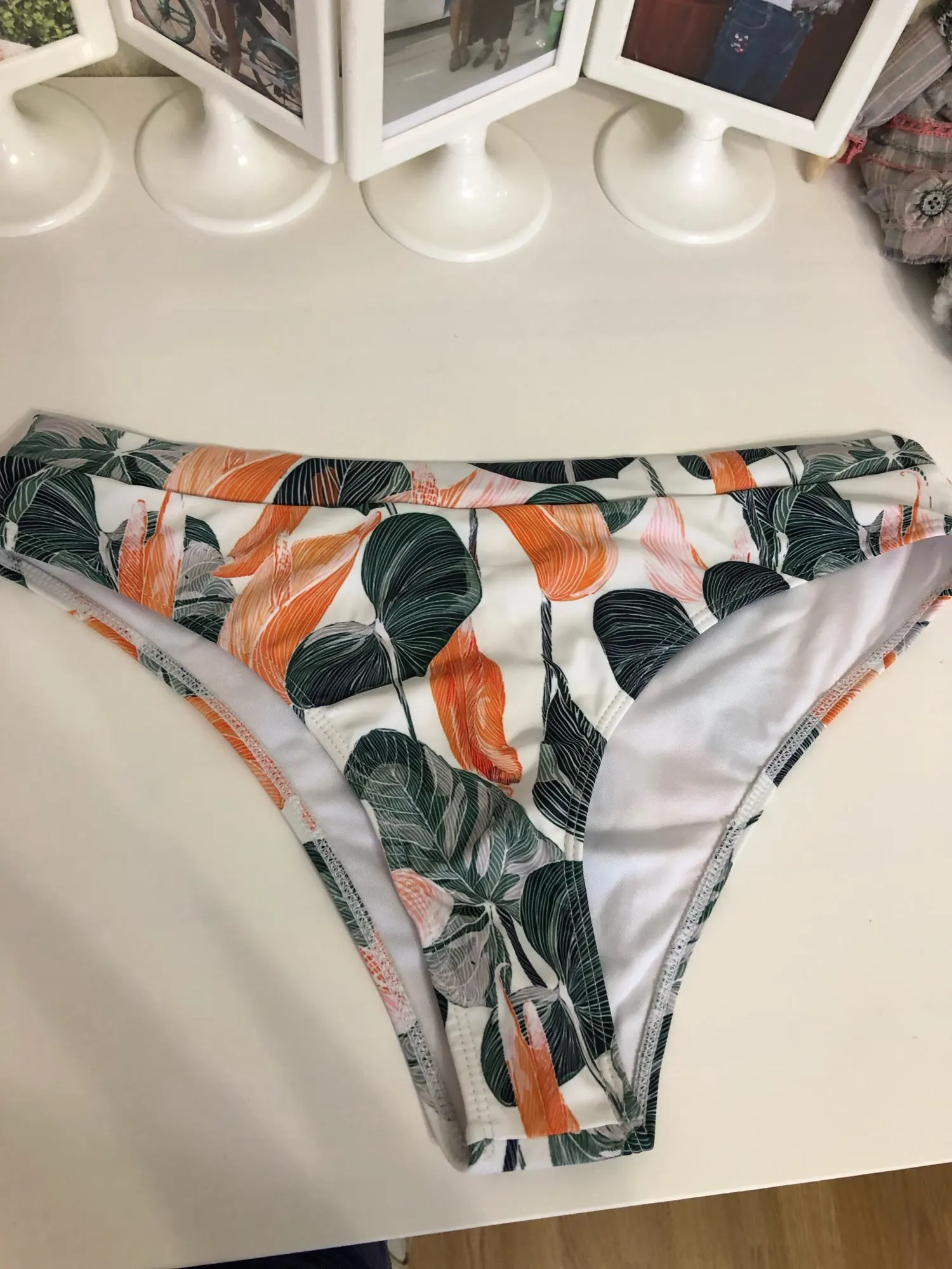 High Waist Swimwear Women Swimsuit 2021 Bikini Bandage Bikinis Set Padded Bathing Suit New Leaf Print Biquini Maillot de bain|Bikini Set|   - AliExpress