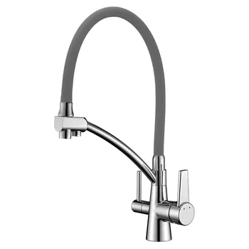 

Lemark comfort mixer for kitchen with connection to the filter with drinking water