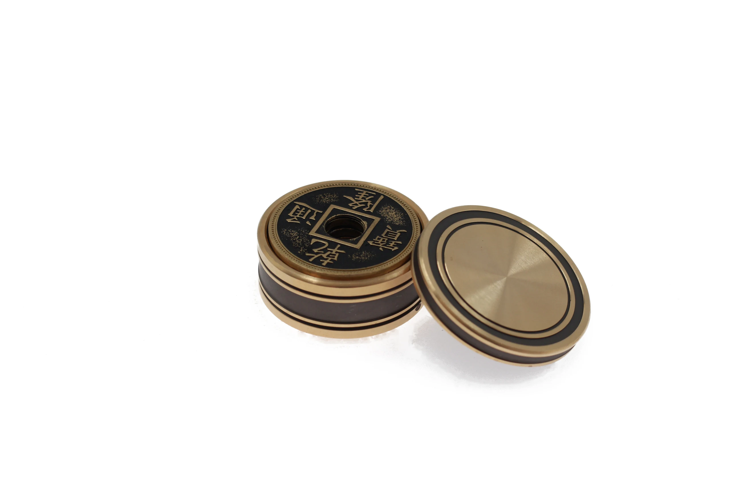M-BOX 지미 팬 (38mm) 동전 나타난 마술사 클로즈업 환상 특수 효과 재미있는 오키토 동전 상자 마술 트릭 소품