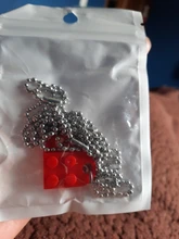 Collar con colgante de corazón de amor para parejas, 2 uds., amigos, hombres, niñas y niños, Lego elementos, regalo de joyería del Día de San Valentín