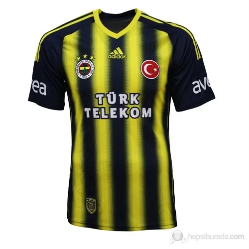 Оригинальный подлинный Adidas Fenerbahce Match Jersey 2013/2014 Legend Barred Classic Football Fans Forma | Спорт и