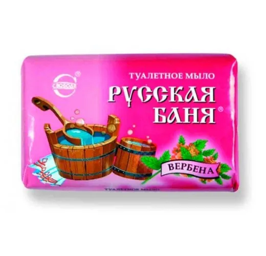 Туалентное мыло "ОРДИНАРНОЕ" Русская баня- вербена