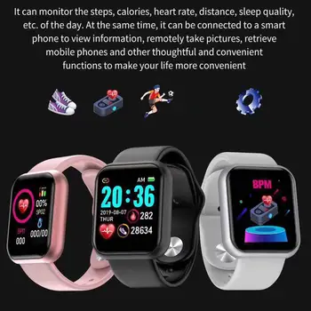 

Heart Rate Monitor Smart Watch Bluetooth Bracelet Blood Pressure Fitness Tracker For Apple IOS Android Smart Bracelet