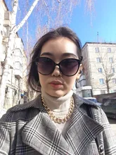 Modyle-collares de Color dorado estilo Punk Vintage, cadena gruesa, collares y colgantes, joyería para mujer, venta al por mayor