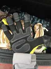 OZERO-guantes de trabajo mecánicos flexibles, Extra Grip Unisex, protección de seguridad para soldadura, jardín, motocicletas deportivas, 9022