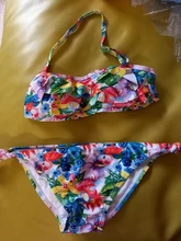 2020 traje de baño para niñas con volantes, trajes de baño de dos piezas, 7-16 años, traje de baño para niños con almohadilla interna, ropa de playa para niñas Tankini 1062