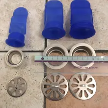 Strainer Drain-Accessories Floor-Cover Bathroom Pipe Stainless-Steel Silicone Sewer Kitchen