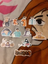 ¡20/50 unids/pack Anime tee! Pegatinas de grafiti impermeables para motocicleta, pegatinas adhesivas geniales para viaje, equipaje, guitarra, nevera, portátil