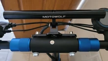 MOTOWOLF-soporte de montaje para motocicleta, soporte de teléfono de expansión para luz, manillar