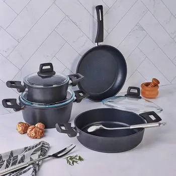 

Roe Bio Diamond Power 7 Piece Cookware Set