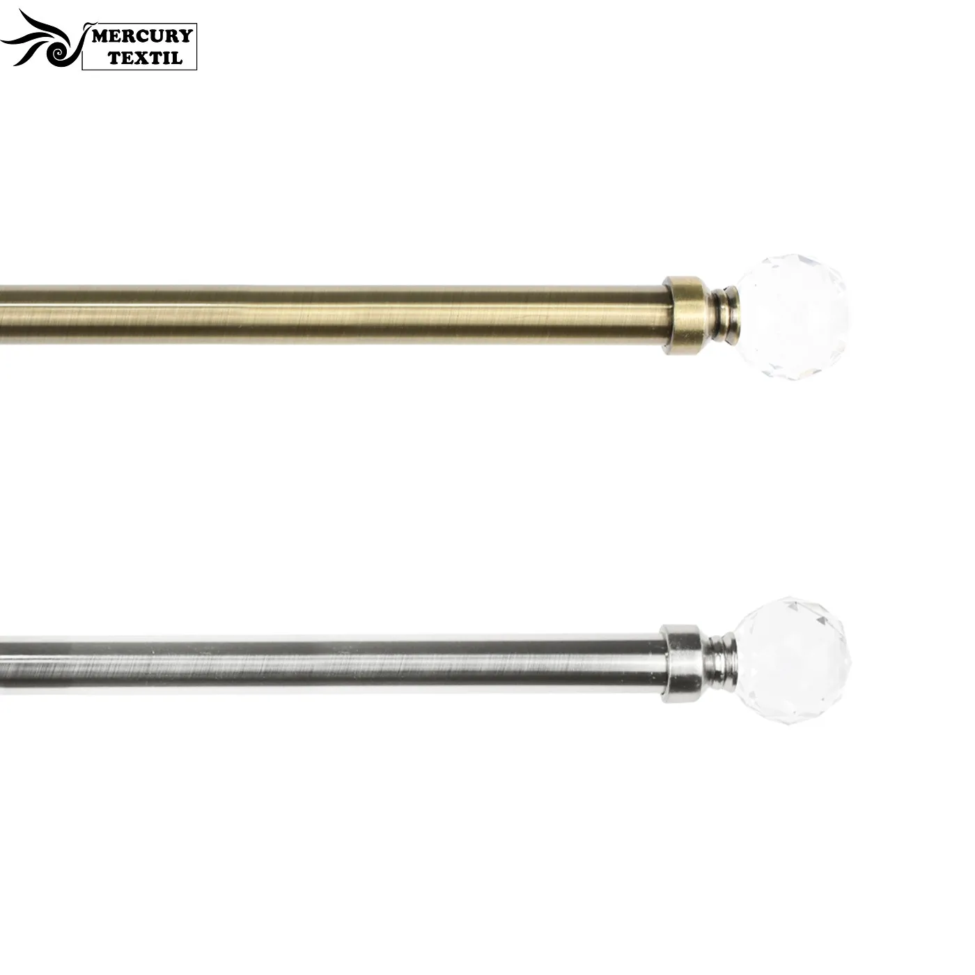 MERCURY textile simple bar Universal extendable, steel