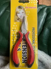Alicates de extensión de punta plana multifunción para Nano anillos, enlaces de microcuentas, alicates para extensiones de cabello profesionales para eliminar el pelo de la punta I