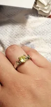 Tamaño 6-10 una vez sobre un anillo de tiempo la nieve blanco minimalista verde Chapado en cristales anillo de compromiso para las mujeres