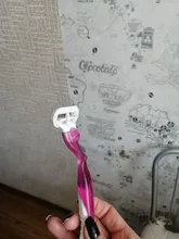 1 de afeitar mango + 4 hojas de afeitar reemplazables mujeres Manual de afeitar peluquería Trimmer Bikini de las axilas de afeitar