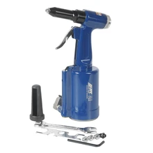 Заклепочник JTC 5819(5 типоразмеров заклепок- 2,4, 3,2 4, 4,8, 6,4 мм, давление 4-6,8 атм, 1/4"