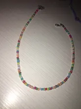 Collares de Cuentas pequeñas de estilo bohemio para mujer, Gargantilla corta Bohemia, colgante, collar, joyería de cuello fresca, 14 colores