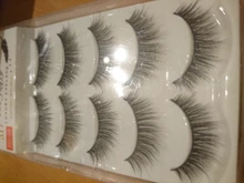 Fake Eyelashes Makeup Daily Natural Thick HBZGTLAD 5-Pairs Handmade 3D