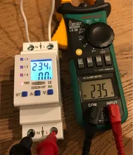 Voltmeter Protector Current Din-Rail Over-Under-Voltage Adjustable 230V 110V Kwh 63A