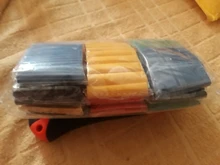 Fundas de Cable de Tubo termorretráctil, surtido de poliolefina, conjunto de envoltura de alambre, 8 tamaños, Multicolor, 530 Uds.