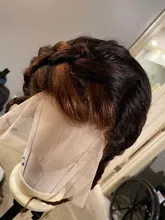 Unice-Cabello humano brasileño ondulado transparente de 8-18 pulgadas, cabello Remy con encaje Frontal 13x6, sin oreja, prearrancado, 150%