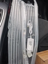 Interruptor de barrido manual de luz LED para debajo de gabinete, luces led para gabinetes de cocina, 5W/6W/7W, lámpara con Sensor, luces LED nocturnas para armario